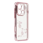KADEM For Oppo Find X9 Pro 5G Case Flower Rhinestone Decor TPU Phone Cover