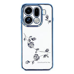KADEM For Oppo Find X9 Pro 5G Case Flower Rhinestone Decor TPU Phone Cover