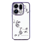 KADEM For Oppo Find X9 Pro 5G Case Flower Rhinestone Decor TPU Phone Cover