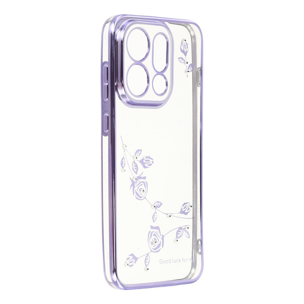 KADEM For Oppo Find X9 5G Case Flower Rhinestone Decor TPU Phone Cover