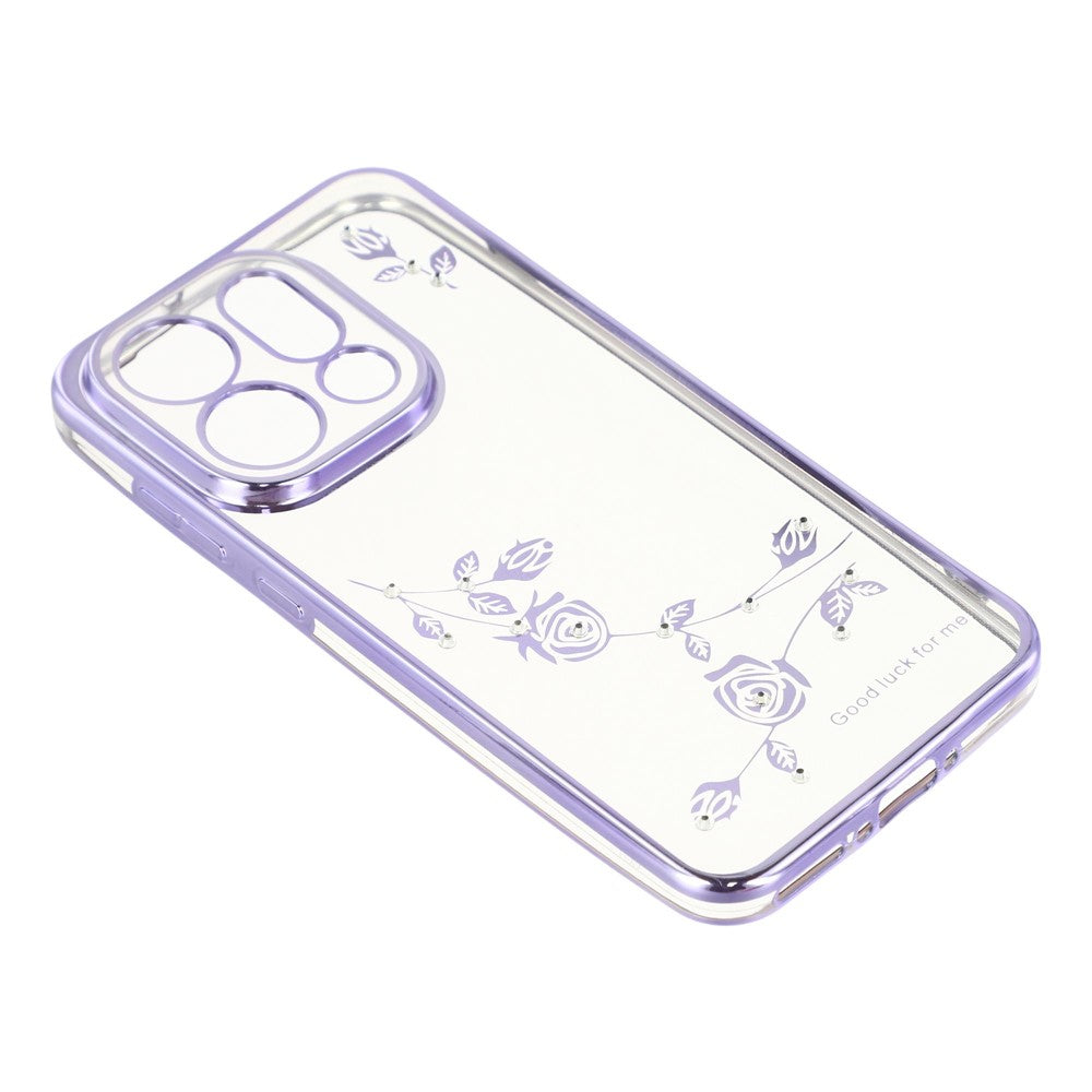 KADEM For Oppo Find X9 5G Case Flower Rhinestone Decor TPU Phone Cover