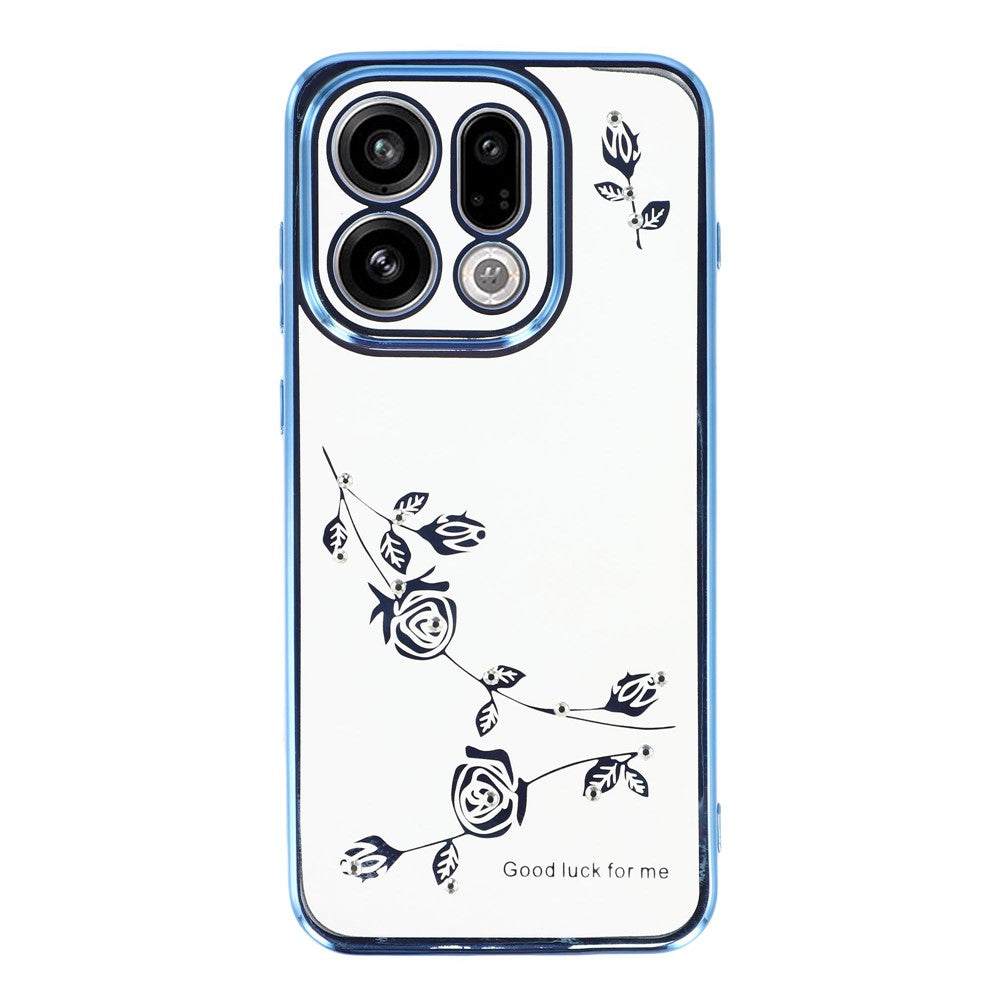 KADEM For Oppo Find X9 5G Case Flower Rhinestone Decor TPU Phone Cover