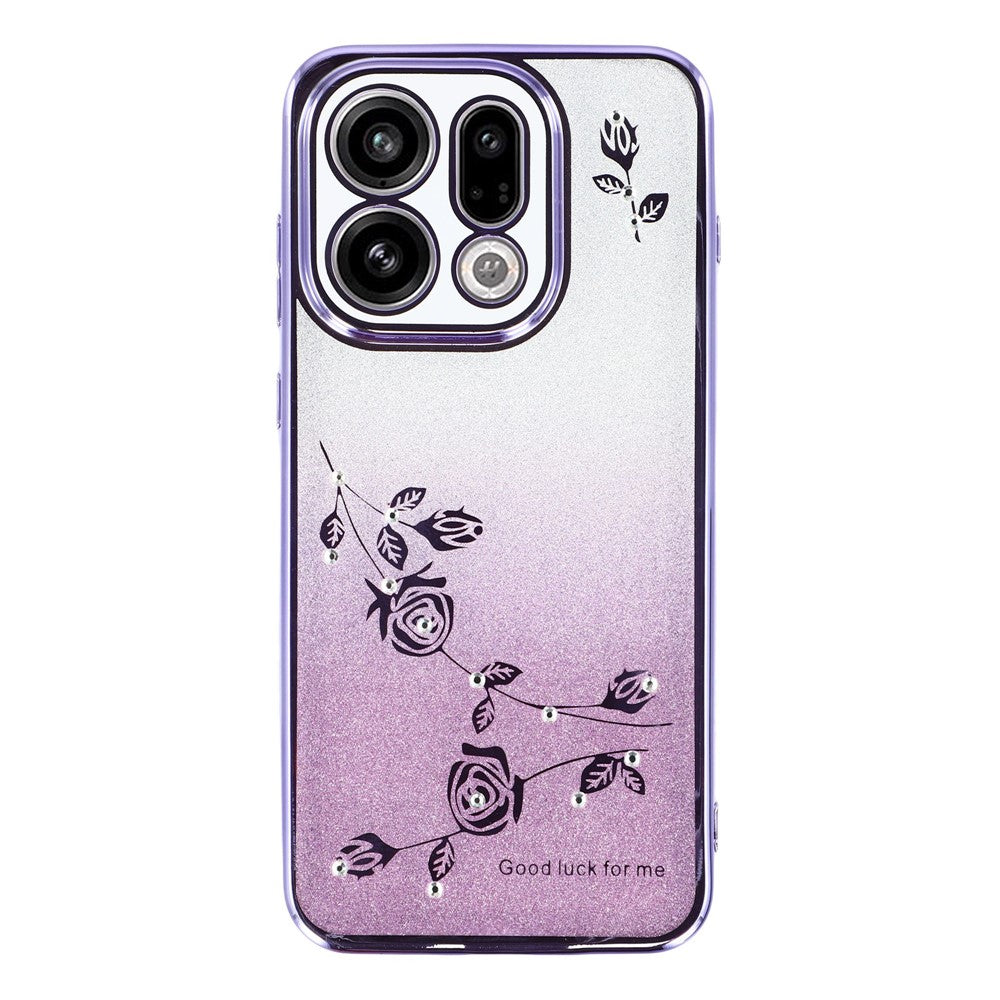 KADEM For Oppo Find X9 5G Case Flower TPU Flexible Gradient Phone Cover