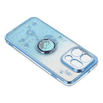 KADEM Til Oppo Find X9 5G Cover Ring Kickstand TPU Blomster Telefoncover Gradient Glitter