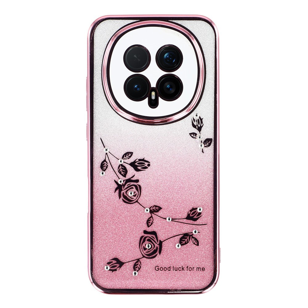 KADEM For Honor Magic8 5G Case Flower TPU Flexible Gradient Phone Cover