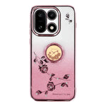 KADEM För OnePlus 15 5G Skal Ring Stativ TPU Blommor mobilskal Gradient Glitter