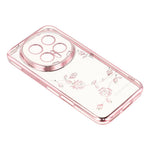 KADEM For Honor Magic8 Pro 5G Case Flower Rhinestone Decor TPU Phone Cover