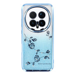 KADEM For Honor Magic8 Pro 5G Case Flower TPU Flexible Gradient Phone Cover