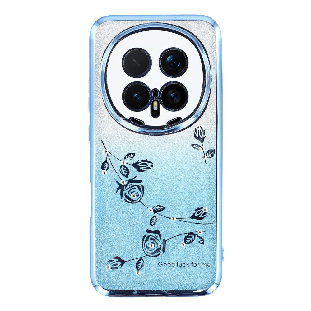 KADEM For Honor Magic8 Pro 5G Case Flower TPU Flexible Gradient Phone Cover