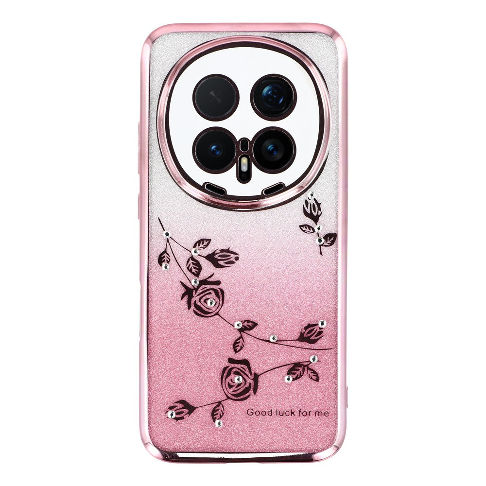 KADEM For Honor Magic8 Pro 5G Case Flower TPU Flexible Gradient Phone Cover