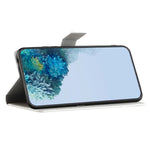 For Samsung Galaxy S23+ Full Protection Phone Case Pattern Printing PU Leather Folio Flip Wallet Cover with Stand