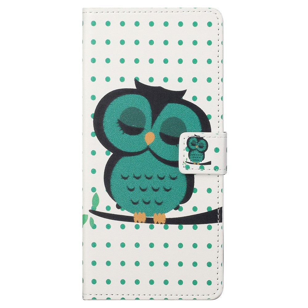 For Samsung Galaxy S23+ Full Protection Phone Case Pattern Printing PU Leather Folio Flip Wallet Cover with Stand