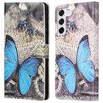 For Samsung Galaxy S23+ Full Protection Phone Case Pattern Printing PU Leather Folio Flip Wallet Cover with Stand