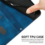 For Honor Magic8 Lite 5G / X9d 5G / X70 5G Leather Case Imprinted Triangle Phone Cover with Hand Strap