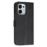 Leather Phone Case For Oppo F31 5G / A6 Pro 5G / 4G Foldable Stand Wallet Flip Cover with Strap