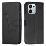 Leather Phone Case For Oppo F31 5G / A6 Pro 5G / 4G Foldable Stand Wallet Flip Cover with Strap