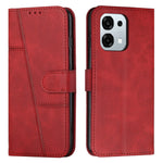 Leather Phone Case For Oppo F31 5G / A6 Pro 5G / 4G Foldable Stand Wallet Flip Cover with Strap