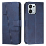 Leather Phone Case For Oppo F31 5G / A6 Pro 5G / 4G Foldable Stand Wallet Flip Cover with Strap
