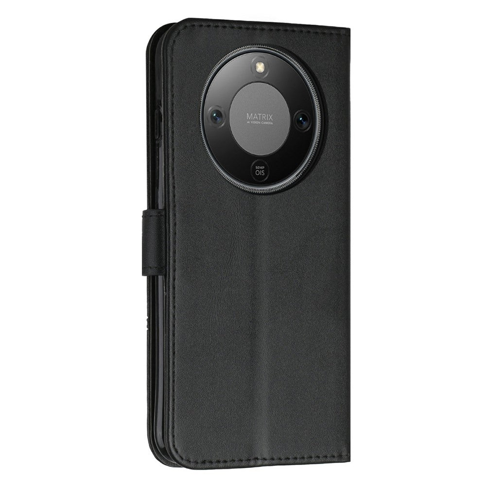 For Honor Magic8 Lite 5G / X9d 5G / X70 5G Leather Phone Case Foldable Stand Wallet Flip Cover with Strap