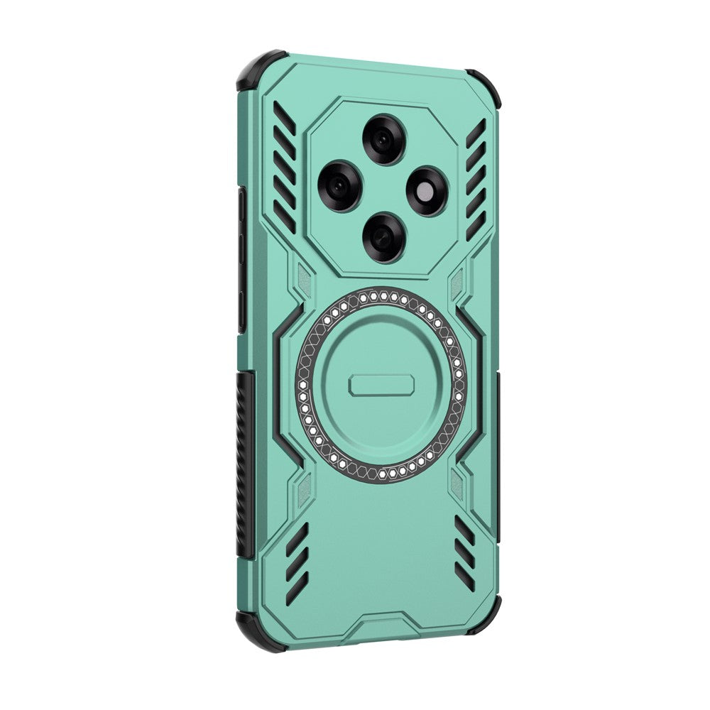 Oppo F31 Pro 5G Magnetiskt Skal Butterfly Armor Hollow Värmeavledande PC + TPU mobilskal