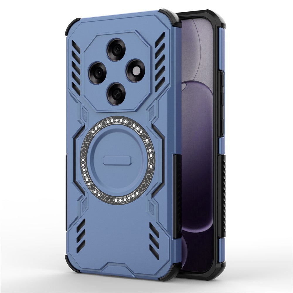 Oppo F31 Pro 5G Magnetiskt Skal Butterfly Armor Hollow Värmeavledande PC + TPU mobilskal