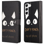 For Samsung Galaxy S23 Phone Case, Pattern Printing Full Protection PU Leather Folio Flip Wallet Cover with Stand