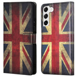 For Samsung Galaxy S23 Phone Case, Pattern Printing Full Protection PU Leather Folio Flip Wallet Cover with Stand