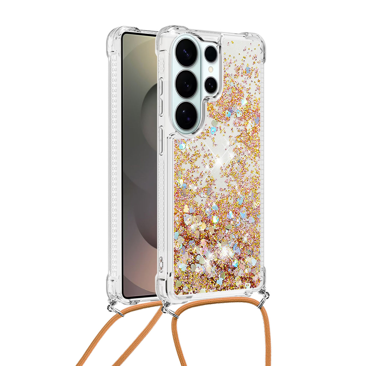Samsung Galaxy S26 Ultra TPU-skal Quicksand mobilskal med Snodd