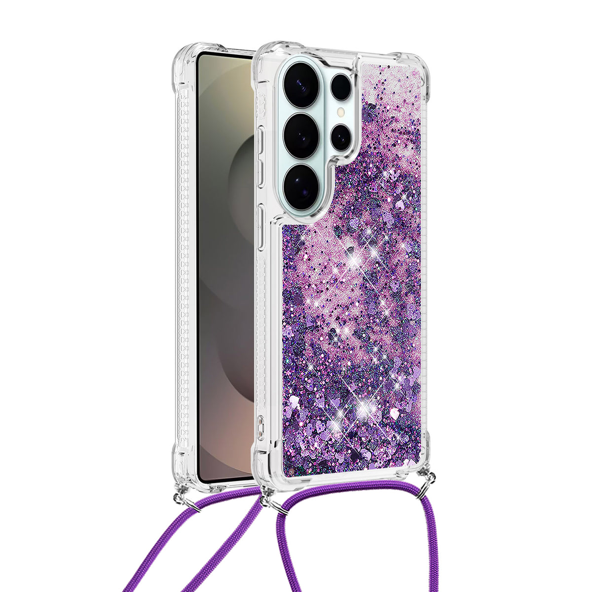 Samsung Galaxy S26 Ultra TPU-skal Quicksand mobilskal med Snodd
