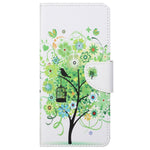 For Samsung Galaxy S23 Cross Texture PU Leather Flip Stand Wallet Case Pattern Printing Protector Cover