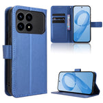 For Xiaomi Poco F8 Pro 5G / Redmi K90 5G Leather Wallet Case with Strap Diamond Texture Phone Cover