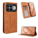 For Xiaomi Poco F8 Ultra / Redmi K90 Pro Max 5G Leather Case Wallet Stand Retro Texture Phone Cover