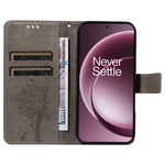 For OnePlus 15 5G Phone Case with Stand Cat Tree Pattern Leather Wallet Mobile Cover