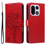 For OnePlus 15 5G Phone Case with Stand Cat Tree Pattern Leather Wallet Mobile Cover