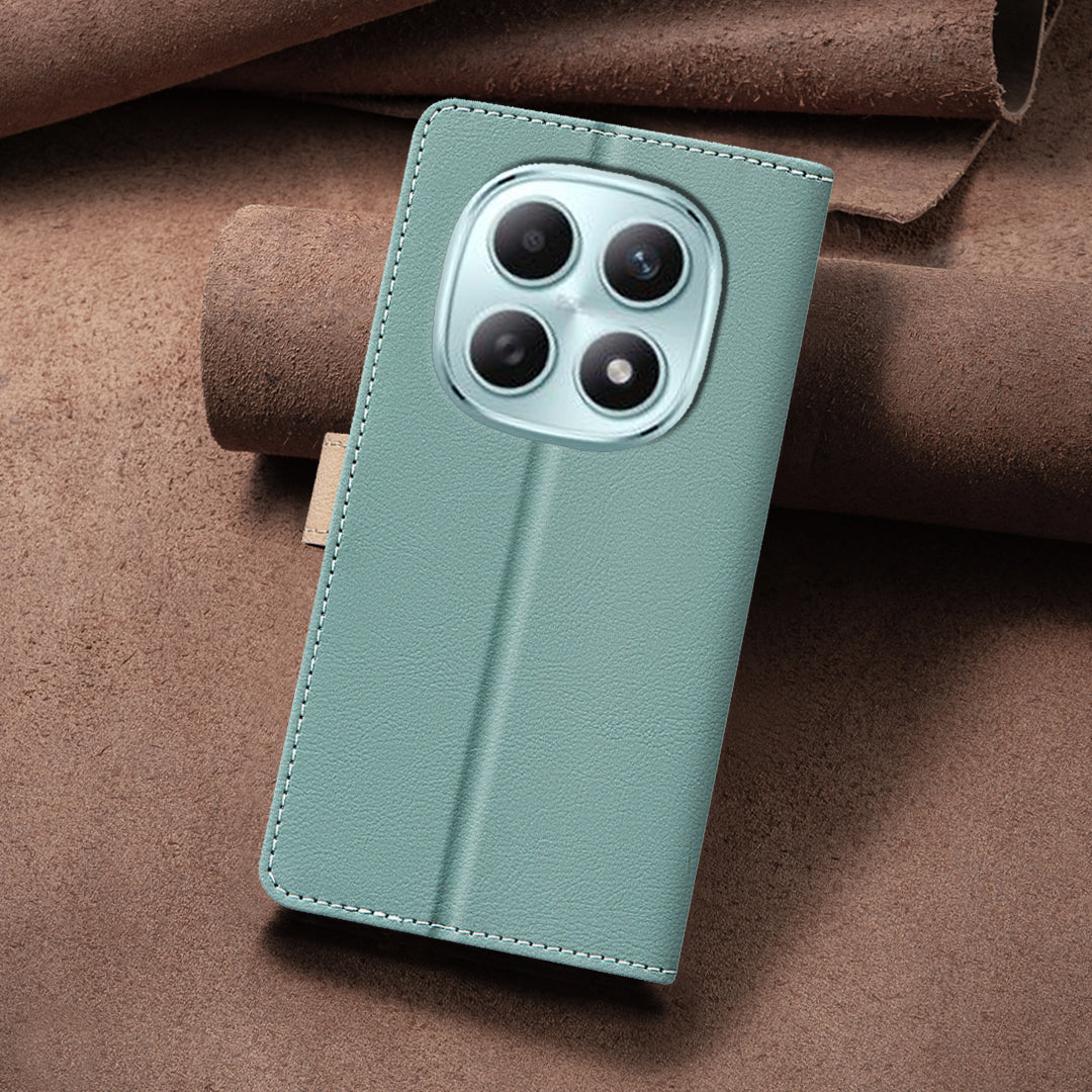 BINFEN COLOR For Xiaomi Poco M8 Pro 5G / Redmi Note 15 Pro+ 5G (Global) Leather Case  Splicing Color RFID Blocking Wallet Stand Phone Cover