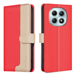 BINFEN COLOR For Xiaomi Poco M8 Pro 5G / Redmi Note 15 Pro+ 5G (Global) Leather Case  Splicing Color RFID Blocking Wallet Stand Phone Cover