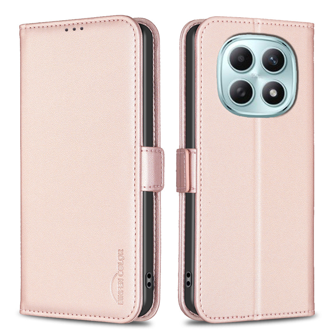 BINFEN COLOR För Xiaomi Redmi Note 15 Pro 5G (Global) Skal BF31 PU Läder Flip Folio mobil Plånboksfodral