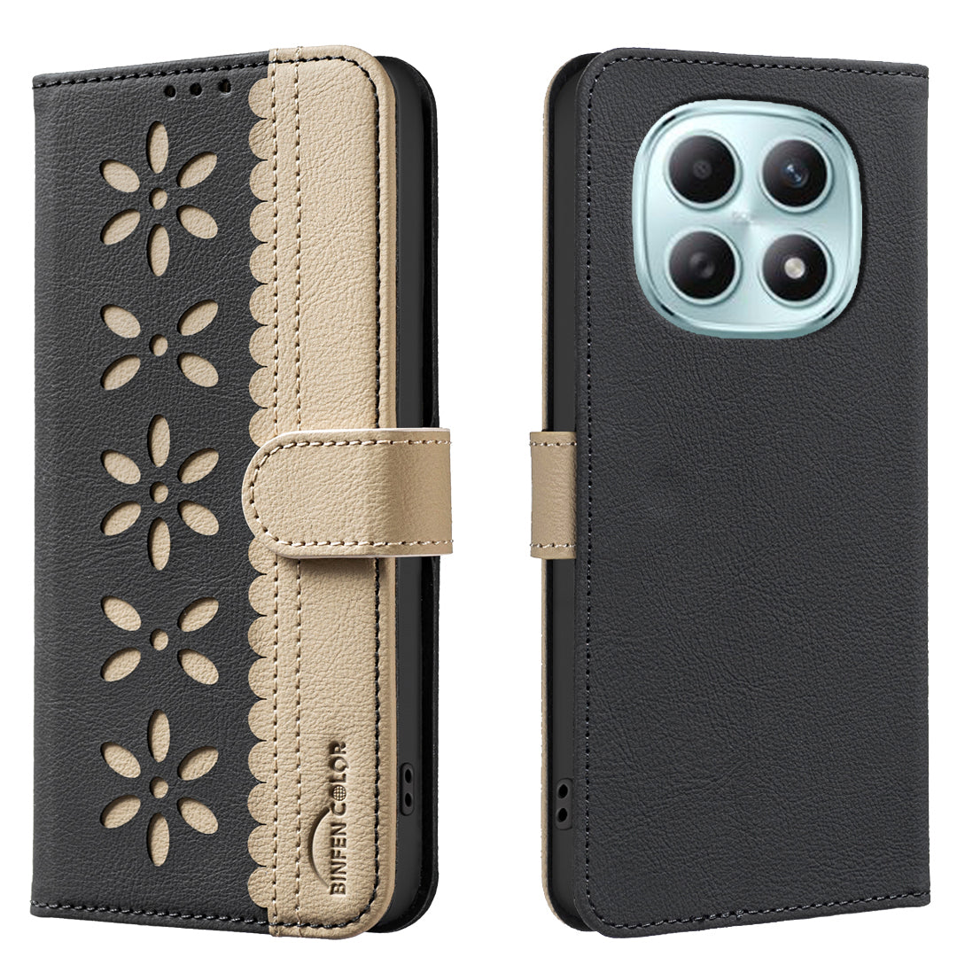 BINFEN COLOR For Xiaomi Redmi Note 15 Pro 5G (Global) Leather Case  BF36 Floral Pattern Phone Cover RFID Blocking Wallet Stand
