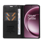 YIKATU För OnePlus 15 5G Plånboksfodral YK-006 Magnetisk Stängning Lädermobilfodral Litchitextur