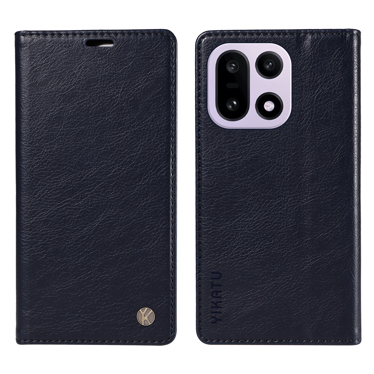 YIKATU För OnePlus 15 5G Plånboksfodral YK-006 Magnetisk Stängning Lädermobilfodral Litchitextur