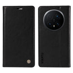 YIKATU For Honor Magic8 Pro 5G Wallet Case  YK-006 Magnetic Closure Leather Phone Cover Litchi Texture