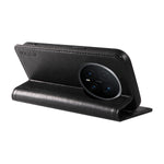 YIKATU For Honor Magic8 Pro 5G Wallet Case  YK-006 Magnetic Closure Leather Phone Cover Litchi Texture