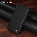 YIKATU For Honor Magic8 5G Wallet Case  YK-006 Magnetic Closure Leather Phone Cover Litchi Texture