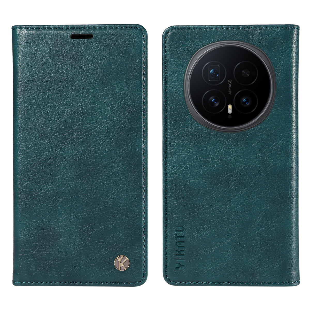 YIKATU For Honor Magic8 5G Wallet Case  YK-006 Magnetic Closure Leather Phone Cover Litchi Texture