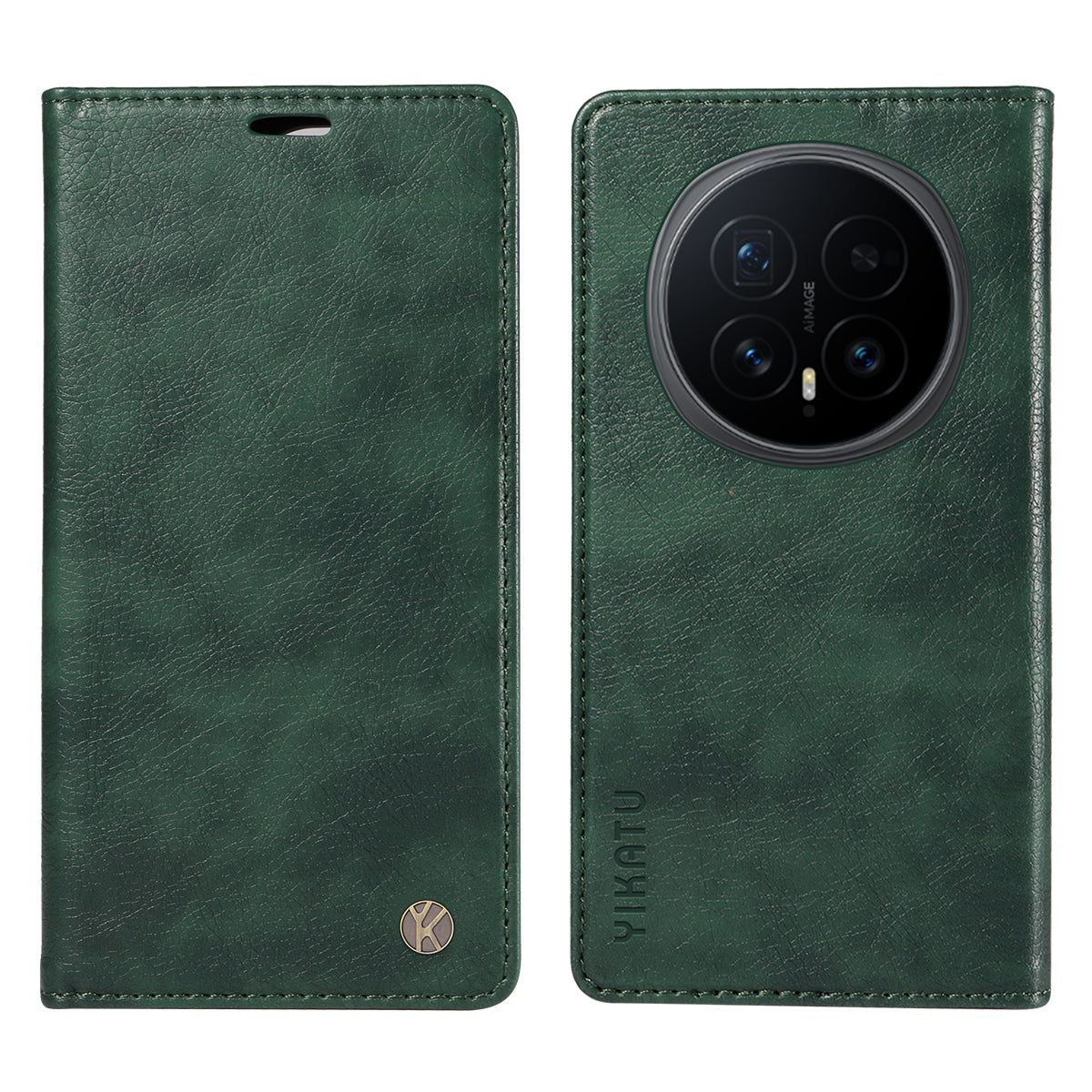 YIKATU For Honor Magic8 5G Wallet Case  YK-006 Magnetic Closure Leather Phone Cover Litchi Texture