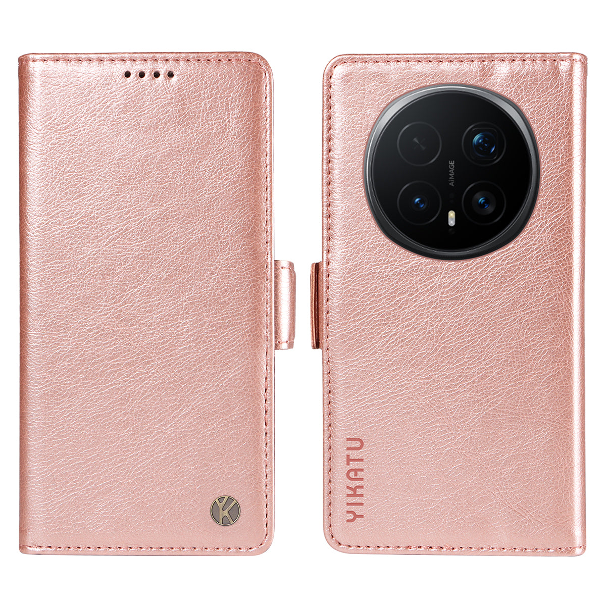 YIKATU For Honor Magic8 Pro 5G Case  YK-007 Litchi Texture PU Leather Wallet Phone Cover