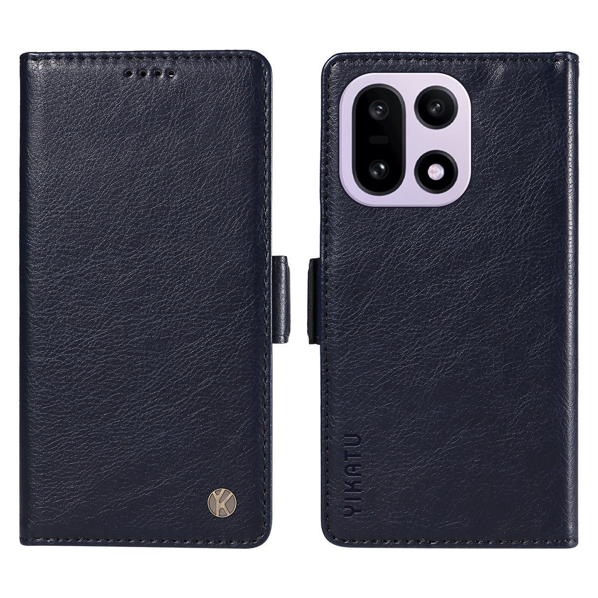 YIKATU För OnePlus 15 5G Skal YK-007 Litchi Texture PU Läder Plånboksfodral