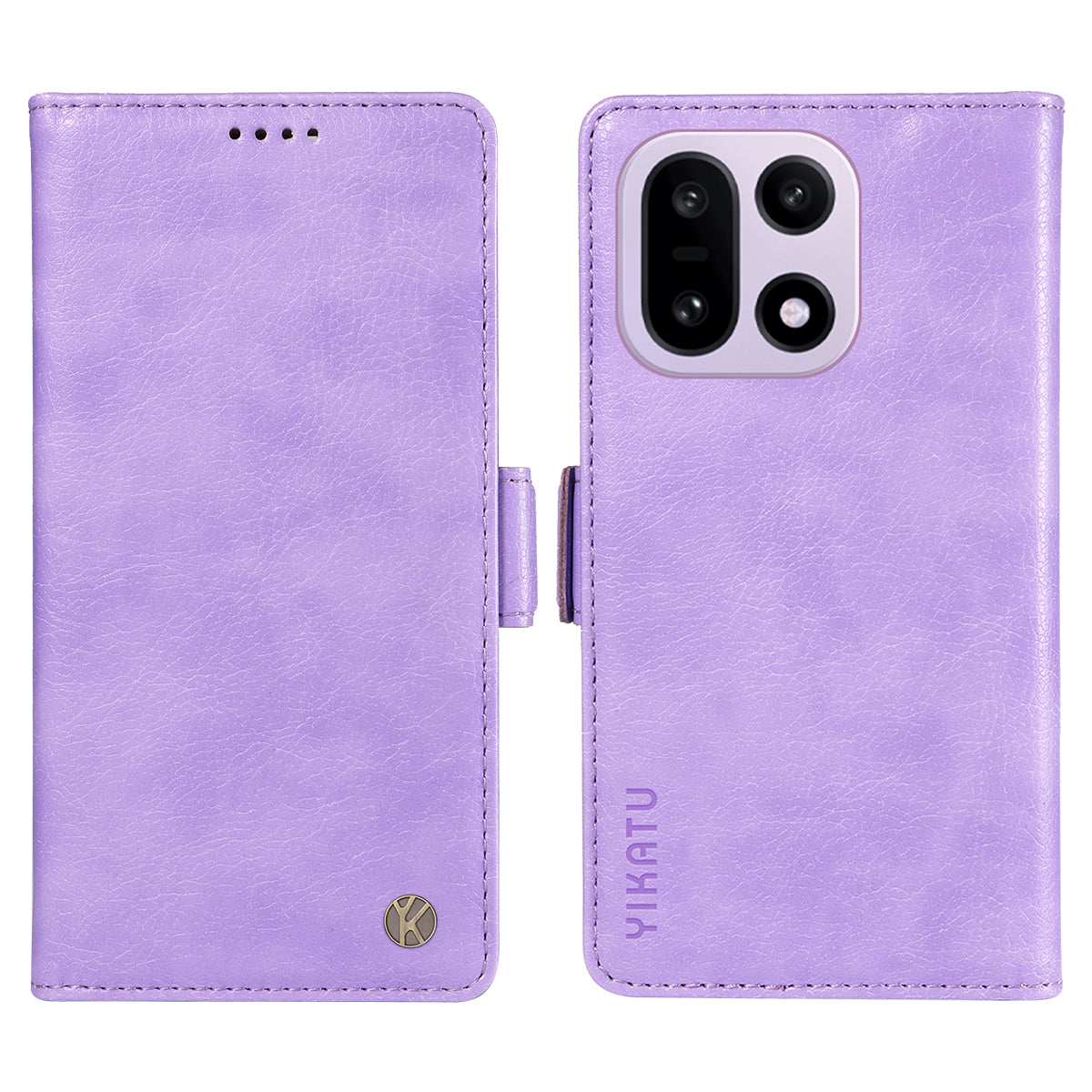 YIKATU För OnePlus 15 5G Skal YK-007 Litchi Texture PU Läder Plånboksfodral