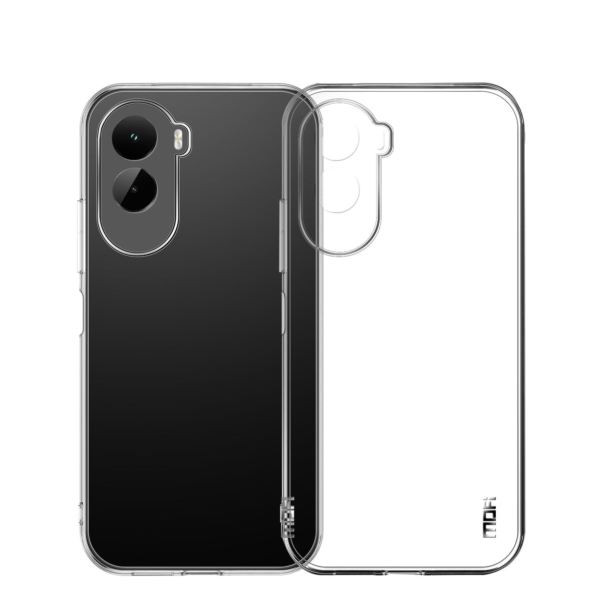 MOFI For Xiaomi Poco M7 Plus 5G / Xiaomi Poco M7 4G (EU) (171mm) Clear Phone Case  Ultra-Thin TPU Phone Back Cover