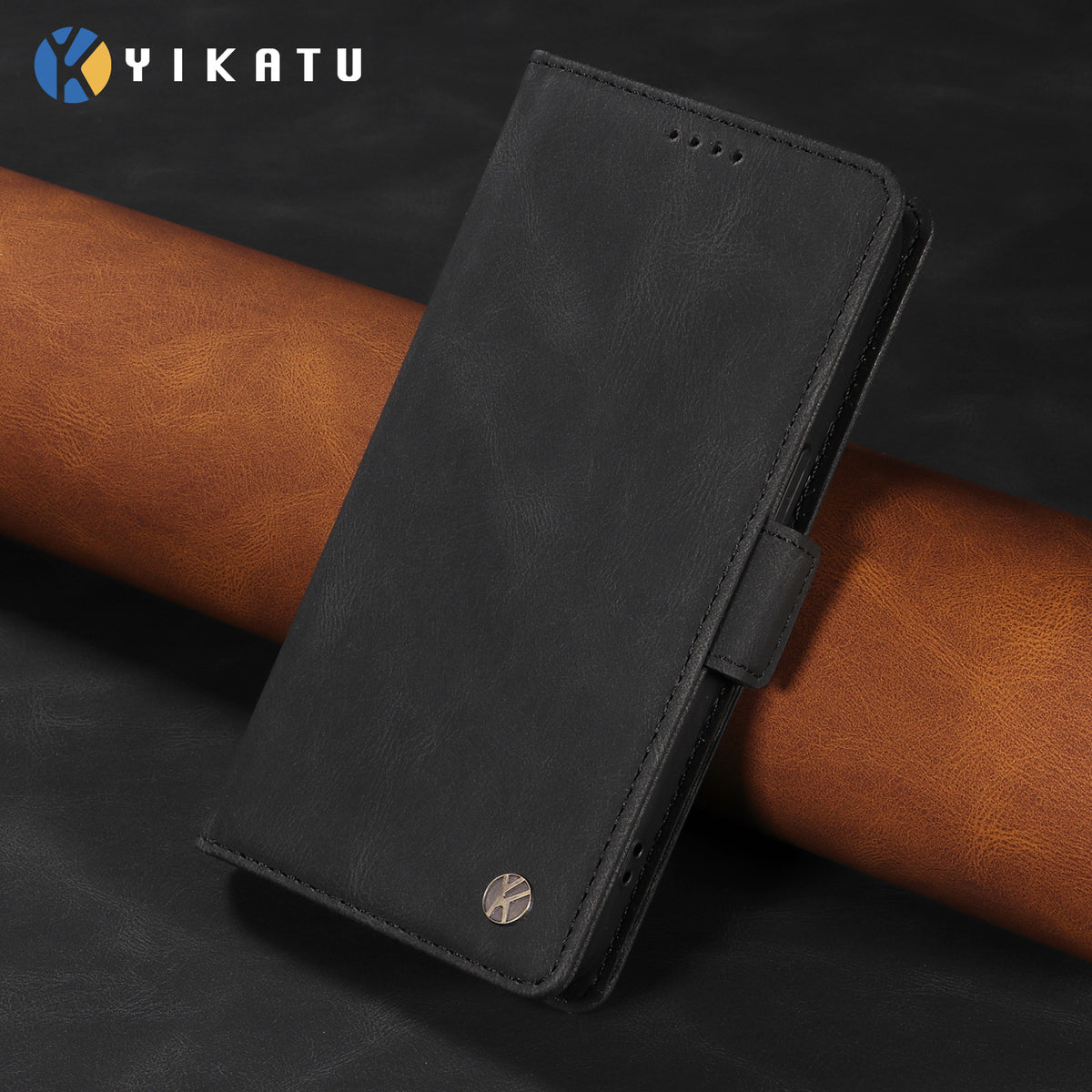 YIKATU For Honor Magic8 Pro 5G Leather Case  YK-005 Skin-touch Feeling Wallet Phone Cover